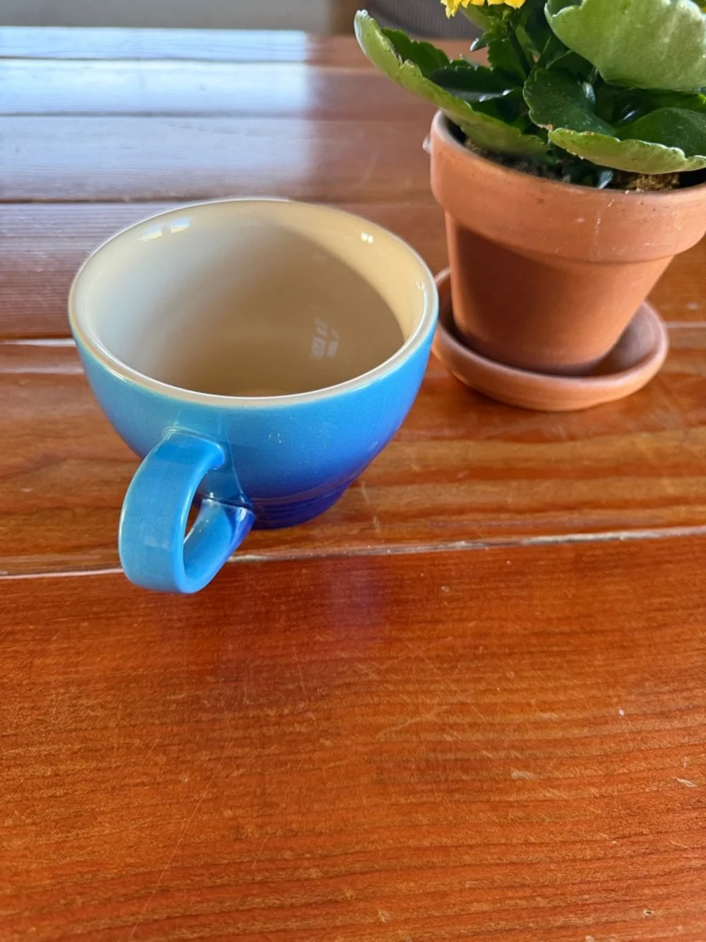 Le Creuset Blue Gradient Mug with Cream Interior - Picture 5 of 7